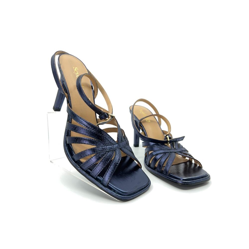 Seychelles Dress to Impress Navy Heels Women’s 8.5